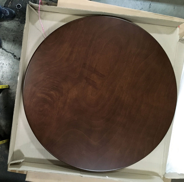 English Elm Dylan Buttermilk & Oak 5PC Dining Set - 45" Round Table, 2 Armless High-Back Chairs, Durable Wood Veneer B2726S00235