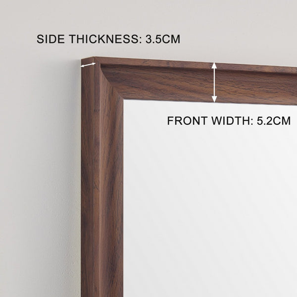 English Elm Full Length Faux Wood Framed Wall Mirror Vintage Dressing Body Accent 70 Inch W2071P247816
