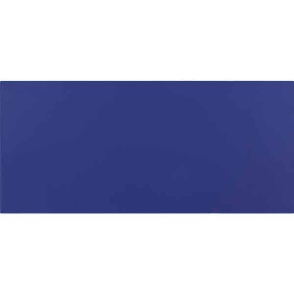 English Elm Rectangular Twilight Blue Writing Desk with Hidden Drawer, Poplar & MDF, X-Base Support, Modern Charm B016P322885