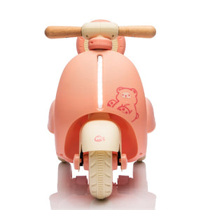 English Elm 12v Kids Electric Tricycle Toddler Ride on Scooter Wooden Handle Parental Remote Control Pink W1578P381428