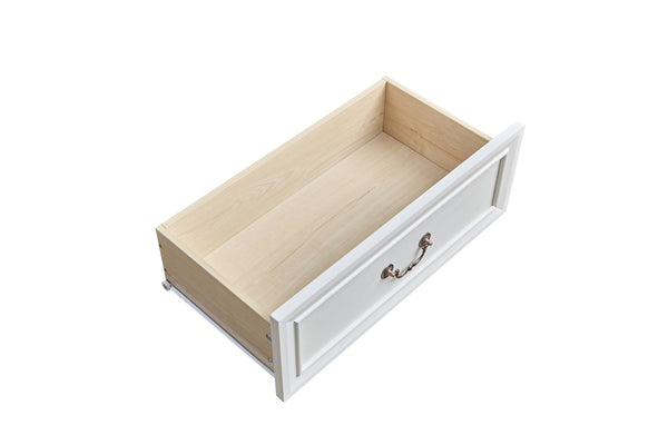 English Elm 8 Drawer Farmhouse Chest Distressed Two-tone Wood Grain Finish Antique Hardware W2393P252366