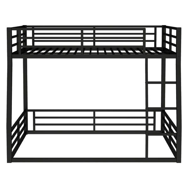 English Elm Metal Full Xl Over Queen Bunk Bed - Space-Saving Design For Teens & Adults, Durable, Noise-Free, No Box Spring! W1580S00141
