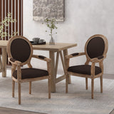 Christopher Knight Home® - Noble House - Judith French Country Wood Upholstered Dining Chair - Set of 2