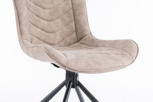 English Elm Mid-Century Modern Tufted Wingback Dining Chair Set Of 2 - Stylish Swivel Chairs For Home & Office T3903P405991