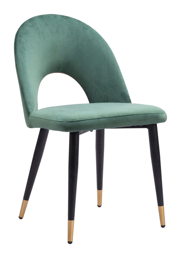 Menlo Dining Chair - Set of 2 Green 109875 Zuo Modern