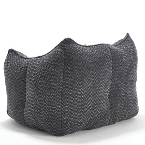 English Elm Sofa plush beanbag chair with superfiber cover and resilient foam filling for ultimate home comfort and relaxation Black W1996P252270