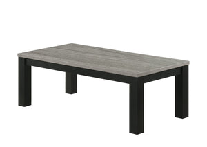 English Elm Gray 3-Piece Living Room Table Set – Sleek Coffee Table 47.2" + Two End Tables, Durable Wood Finish B011P244307