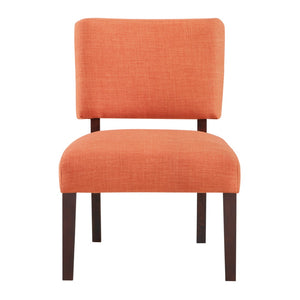 OSP Home Furnishings Jasmine Accent Chair Tangerine