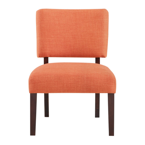 OSP Home Furnishings Jasmine Accent Chair Tangerine