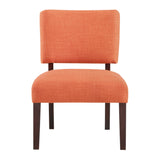 OSP Home Furnishings Jasmine Accent Chair Tangerine