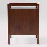 22" Angle-Face 2-Drawer Nightstand Walnut OSWB4CWT Walker Edison