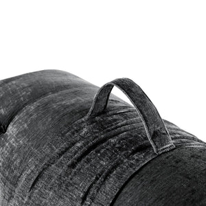 English Elm Poly Chenille Square Floor Pillow Cushion Plush 24x24 Inch Soft Polyester Seat Pad for Cozy Living Spaces Charcoal 26.77 L x 12.4 W x 12.4 H B035P280525