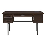 OSP Home Furnishings Jefferson Executive Desk W/Power Espresso