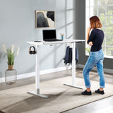 OSP Home Furnishings Primo 48" Sit-to-Stand Elec Desk White