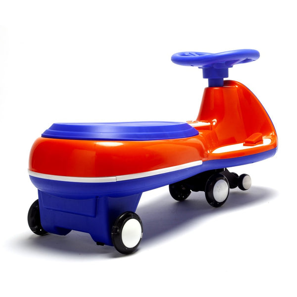 English Elm 12v Kids Ride on Twist Car with Dual Motors Led Wheels Bluetooth and Learning Content W1760P384599