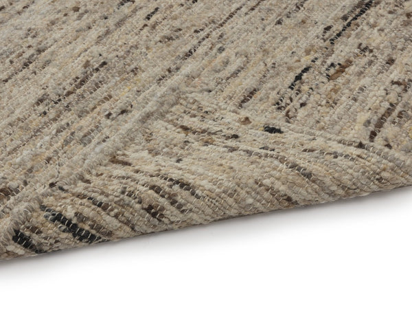 Sunpan TERENA Hand-Woven Rug - Natural Beige 8' x 10' - Premium Wool-Cotton Blend for Modern & Classic Decor 112745