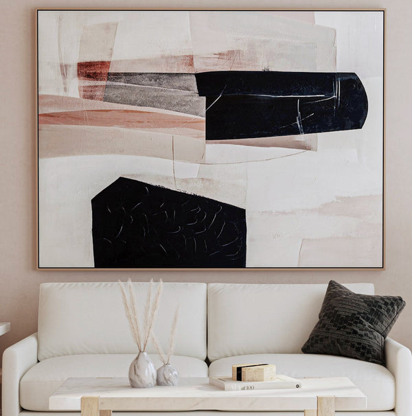 Basset Mirror Milano Hand-painted Canvas Art In Elegant Gold Frame - Perfect For Enhancing Any Living Space! Black Canvas,Wood,Resin Frame 7300-928