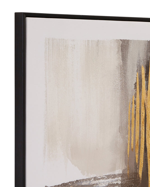 Basset Mirror Journey Hand-painted Canvas Set Of 3 In Elegant Black Frames – Perfect For Home Décor & Gifting! Black Canvas,Fir,Resin 7300-992