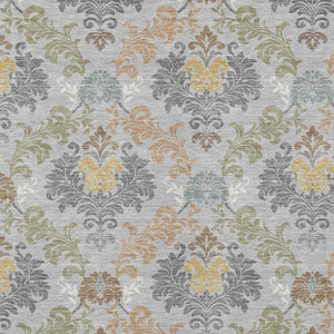 Damask Polyester Area Rug Washable Stain Resistant Slip Indoor Outdoor Patio Decor