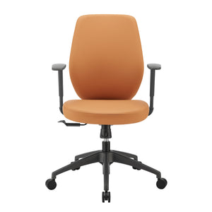 Filip Low Back Office Chair Cognac 73002-COG