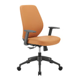 Filip Low Back Office Chair Cognac 73002-COG