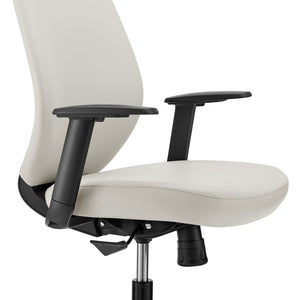 Filip Low Back Office Chair Light Gray 73002-LTGRY