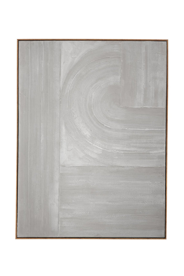 Basset Mirror Adventure Hand-painted Framed Canvas With Elegant Gold Molding - Perfect For Home Décor Enthusiasts! Gray Canvas,Wood,Resin Frame 7301-006