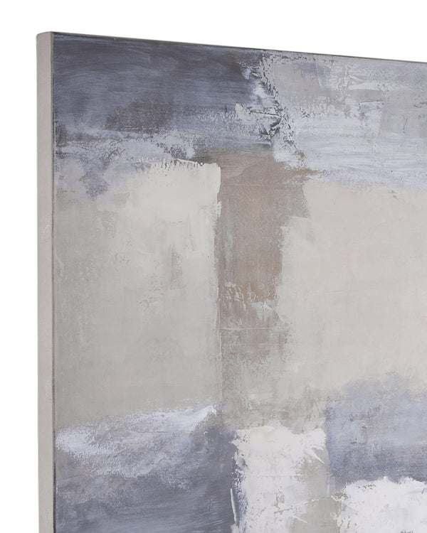 Basset Mirror Bexar Large-scale Canvas Art - Stunning 70x96 Inch Abstract Design For Modern Home Décor Gray Canvas,Pine Wood 7301-022