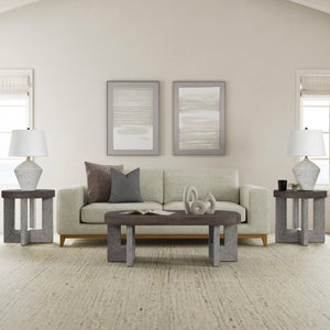 Basset Mirror Zole Serene Abstract Framed Canvas Art - Elevate Your Space With Tranquil Elegance And Style Gray Canvas,Fir,Linen,Resin Frame 7301-039