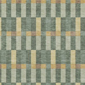 Geometric Polyester Area Rug Washable Indoor Outdoor Stain Resistant Patio Living Room
