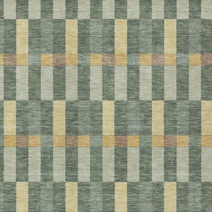 Geometric Polyester Area Rug Washable Indoor Outdoor Stain Resistant Patio Living Room