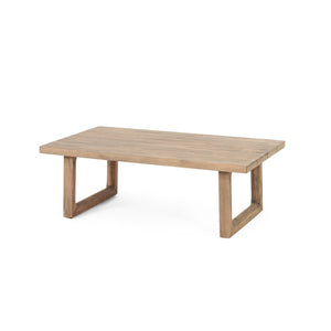 English Elm Outdoor Acacia Hardwood Loveseat Set with Slatted Design and Weather Resistant Cushions 73020.00BBGE