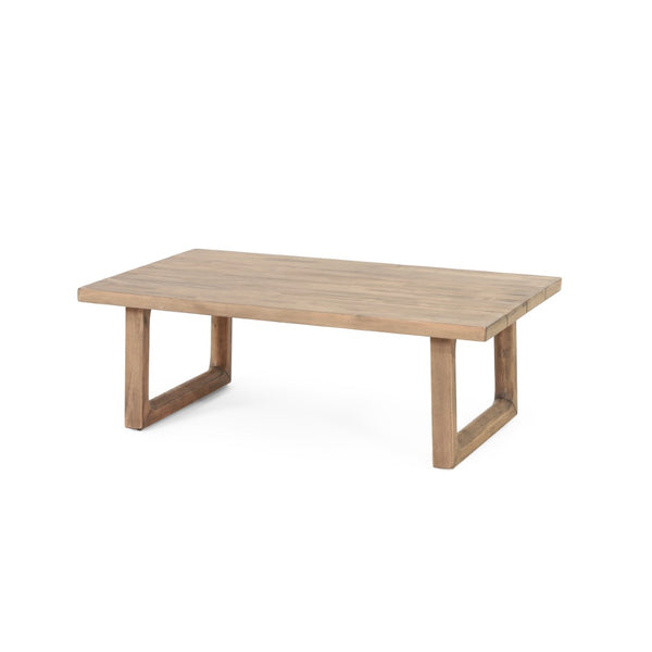 English Elm Outdoor Acacia Hardwood Loveseat Set with Slatted Design and Weather Resistant Cushions 73020.00BBGE