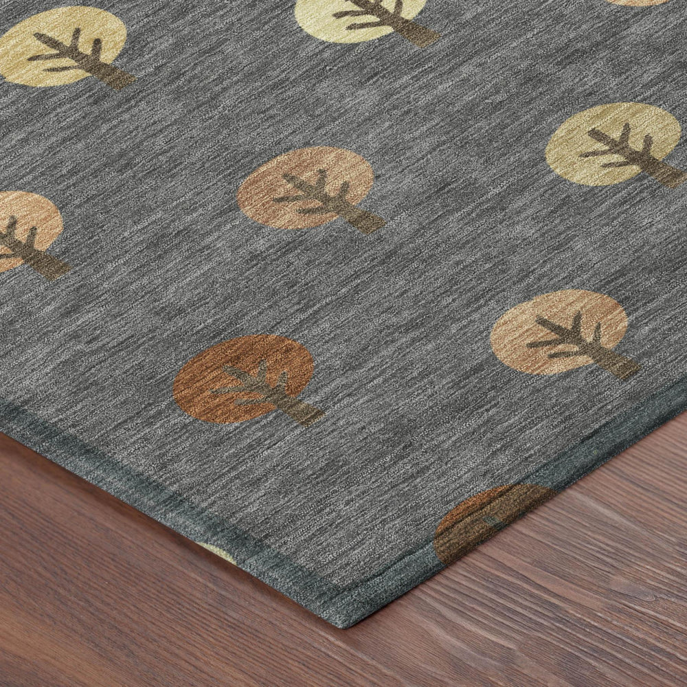 Geometric Polyester Area Rug Machine Washable for Indoor Outdoor Patio and Living Room Use