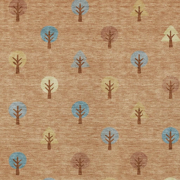 Geometric Polyester Area Rug Washable Indoor Outdoor for Patios Entryways and Living Rooms