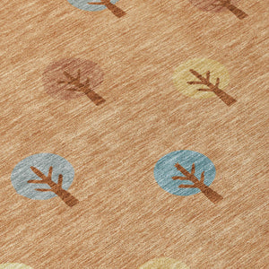 Geometric Polyester Area Rug Washable Indoor Outdoor for Patios Entryways and Living Rooms