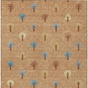 Geometric Polyester Area Rug Washable Indoor Outdoor for Patios Entryways and Living Rooms