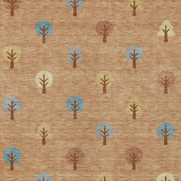 Geometric Polyester Area Rug Washable Indoor Outdoor for Patios Entryways and Living Rooms