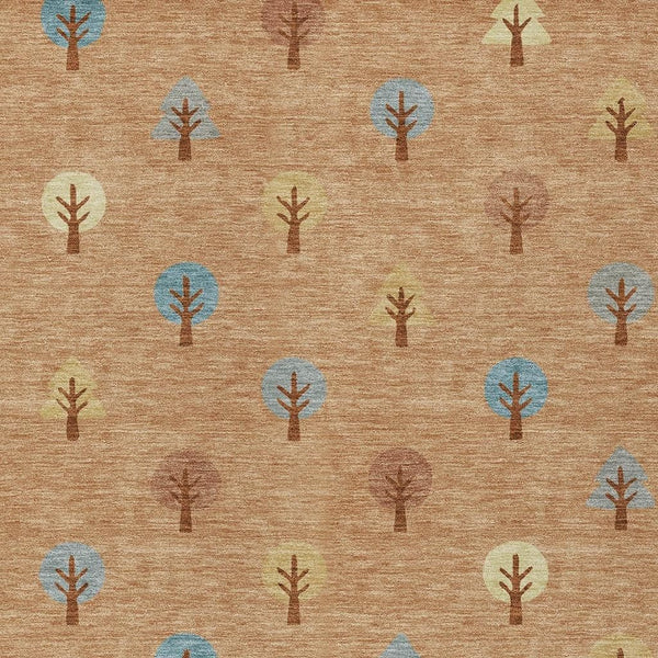 Geometric Polyester Area Rug Washable Indoor Outdoor for Patios Entryways and Living Rooms