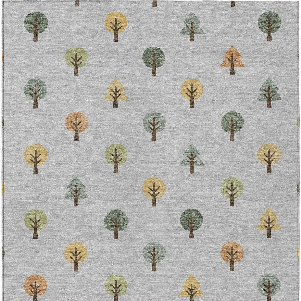 Geometric Polyester Area Rug Machine Washable Stain Resistant Indoor Outdoor Low Pile Modern