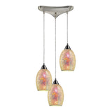 Avalon 10'' Wide 3-Light Pendant - Satin Nickel 73041-3 Elk Lighting