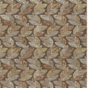 Washable Botanical Leaf Polyester Area Rug Uv Resistant for Indoor Outdoor Spaces