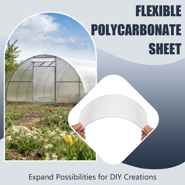 English Elm 5' 5 Ft Twin Wall Polycarbonate Greenhouse Panels 12 Pack Uv Blocking Insulated Sheets W3213P460541