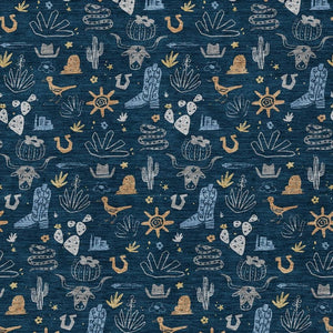 Washable Cactus Print Polyester Area Rug for Patios Kitchens Porches and Family Rooms