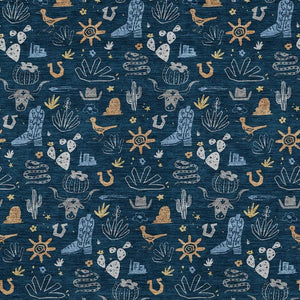 Washable Cactus Print Polyester Area Rug for Patios Kitchens Porches and Family Rooms