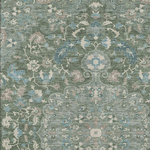 10 X 14 Floral Medallion Polyester Area Rug Washable Uv Resistant Indoor Outdoor