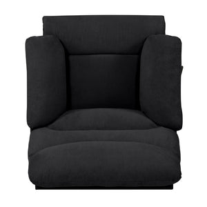 English Elm Ouray Wall Hugger Recliner Microsuede Upholstered Lounge Chair for Modern Living B127P495075