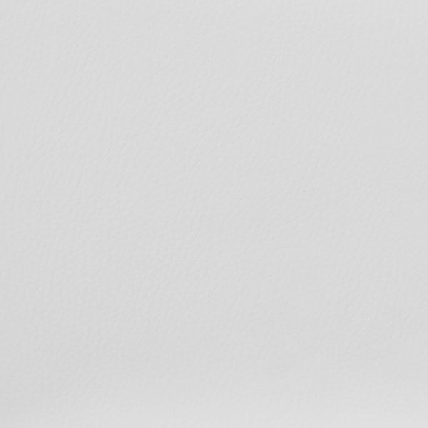 English Elm Alameda Upholstered Adjustable Bar Stool in Chrome & White — Plush Leatherette Seat, U-Footrest Comfort B062P344898