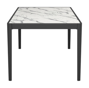 Tokai Dining Table White 110087 Zuo Modern