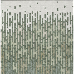5x8 Abstract Polyester Area Rug Machine Washable for Patio Living Room Decor